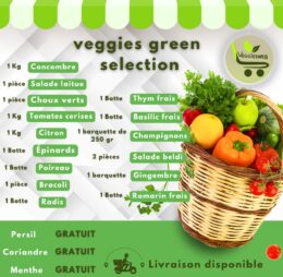 veggies green selection