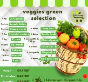 veggies green selection